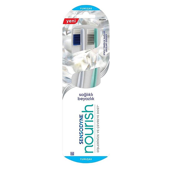 Sensodyne Nourish Sağlıklı Beyazlık 1+1 Diş Fırçası - 1