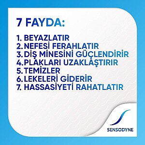 Sensodyne Tam Koruma + Beyazlatıcı Diş Macunu 75 Ml - 3