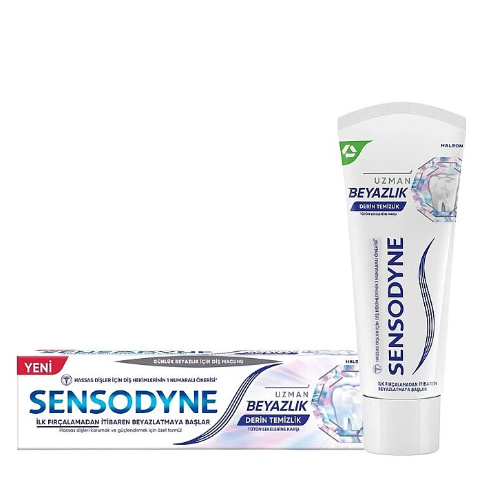 Sensodyne Uzman Beyazlık Derin Temizlik Diş Macunu 75 Ml - 1