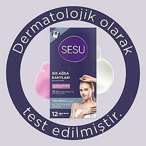 Sesu Ağda Bandı Vücut Hassas Cilt 12'li - 2
