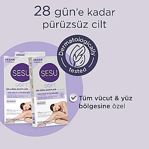 Sesu Ağda Bandı Vücut Soft Yulaf 32'li - 4