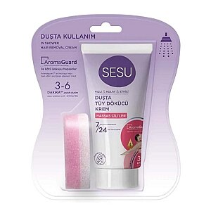 Sesu Duşta Tüy Dökücü Krem Hassas Ciltler 150 Ml - Sesu