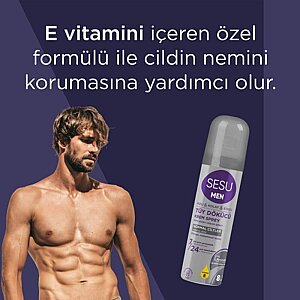 Sesu Men Tüy Dökücü Krem Sprey 150 Ml - 2
