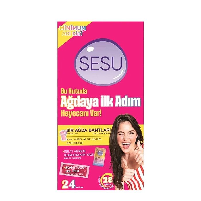 Sesu Roll-On Sir Ağda Isıtıcılı Set Ağdaya İlk Adım 100 Ml - 1