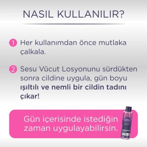 Sesu Simli Vücut Bakım Yağı 150 Ml - Thumbnail