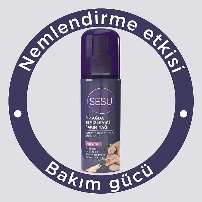 Sesu Sir Ağda Temizleme Nemlendirici Bakım Yağı 150 Ml - 2