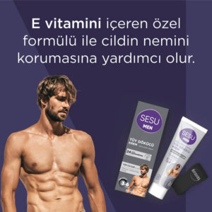 Sesu Tüy Dökücü Krem for Men 100 Ml - 3