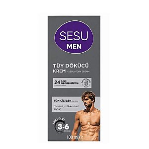 Sesu Tüy Dökücü Krem for Men 100 Ml - Sesu