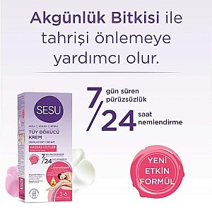 Sesu Tüy Dökücü Krem Hassas Cilt 40 Ml - 3