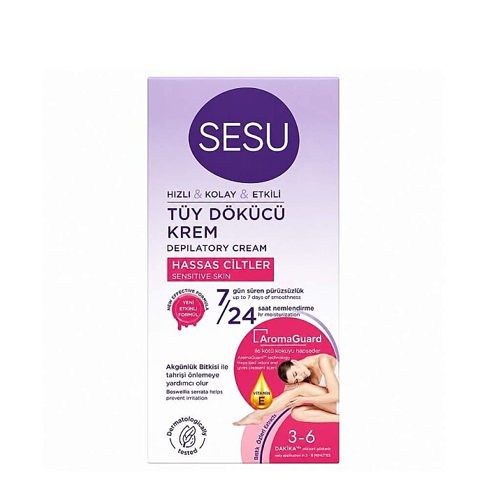 Sesu Tüy Dökücü Krem Hassas Cilt 40 Ml - 1