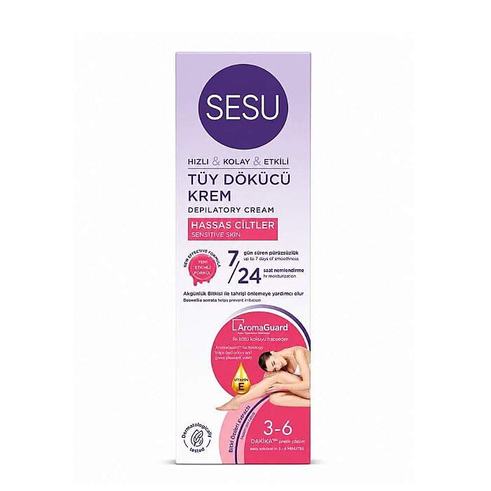 Sesu Tüy Dökücü Krem Hassas Ciltler 100 Ml - 1