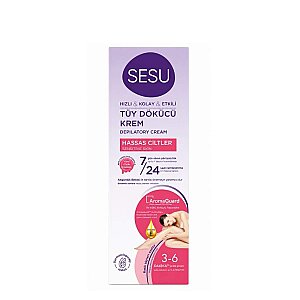 Sesu Tüy Dökücü Krem Hassas Ciltler 40 Ml - Sesu