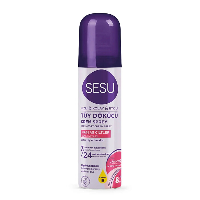 Sesu Tüy Dökücü Sprey Krem Hassas Cilt 150 Ml - 1