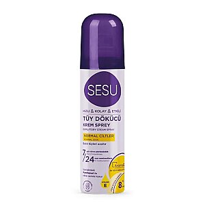Sesu Tüy Dökücü Sprey Krem Normal Cilt 150 Ml - Sesu