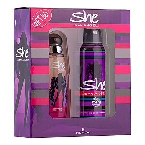 She Is Angel Kadın Parfüm Edt 50 Ml + Deodorant 150 Ml Set - 2