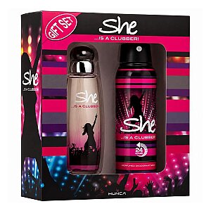 She Is Clubber Kadın Parfüm Edt 50 Ml + Deodorant 150 Ml Set - 2