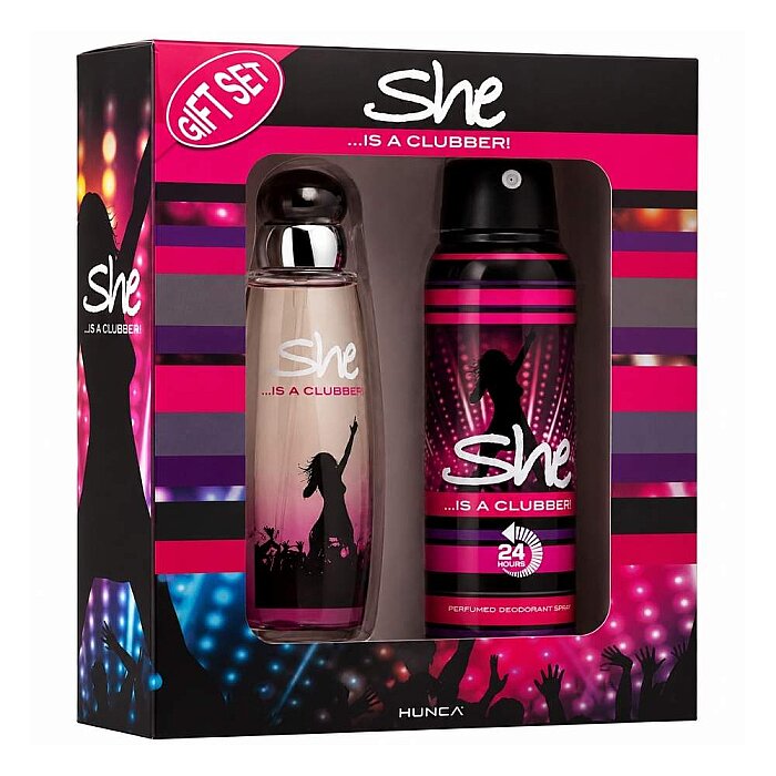 She Is Clubber Kadın Parfüm Edt 50 Ml + Deodorant 150 Ml Set - 2
