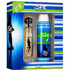 She Is Cool Kadın Parfüm Edt 50 Ml + Deodorant 150 Ml Set - 2