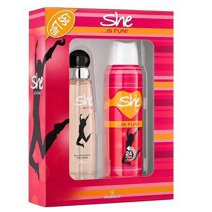 She Is Fun Kadın Parfüm Edt 50 Ml + Deodorant 150 Ml Set - 2