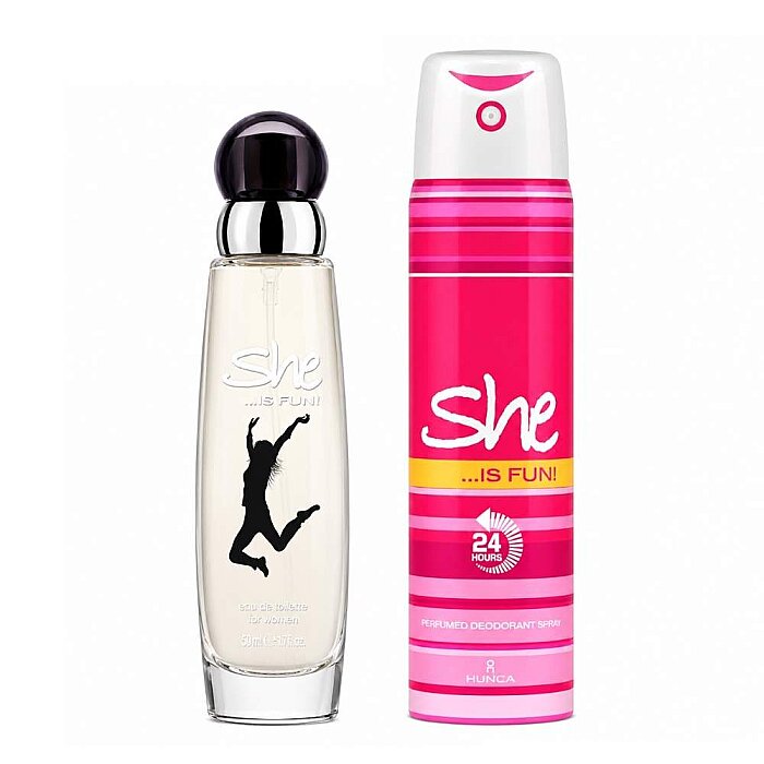 She Is Fun Kadın Parfüm Edt 50 Ml + Deodorant 150 Ml Set - 1