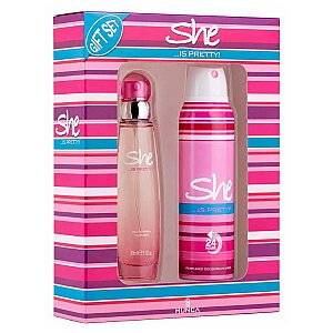She Is Pretty Kadın Parfüm Edt 50 Ml + Deodorant 150 Ml Set - 2