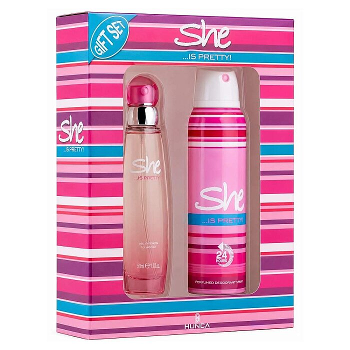 She Is Pretty Kadın Parfüm Edt 50 Ml + Deodorant 150 Ml Set - 2
