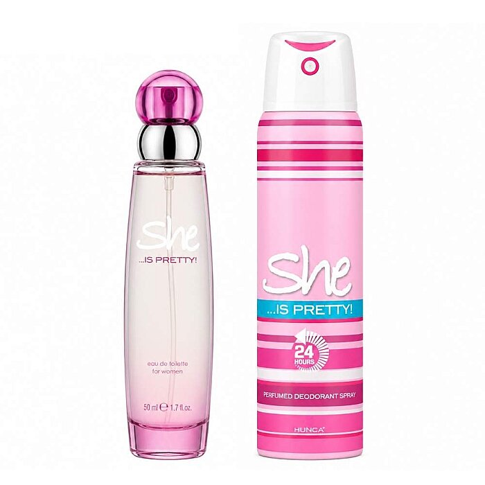 She Is Pretty Kadın Parfüm Edt 50 Ml + Deodorant 150 Ml Set - 1
