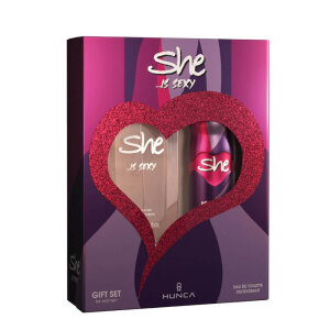 She Is Sexy Kadın Parfüm Edt 50 Ml + Deodorant 150 Ml Set - She