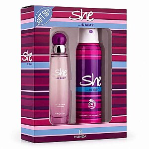 She Is Sexy Kadın Parfüm Edt 50 Ml + Deodorant 150 Ml Set - 2