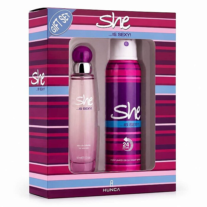 She Is Sexy Kadın Parfüm Edt 50 Ml + Deodorant 150 Ml Set - 2