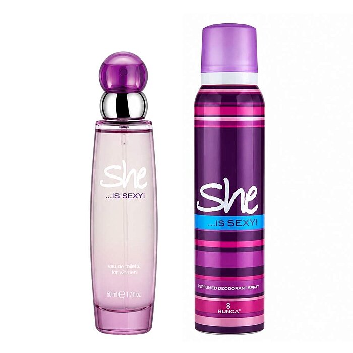 She Is Sexy Kadın Parfüm Edt 50 Ml + Deodorant 150 Ml Set - 1