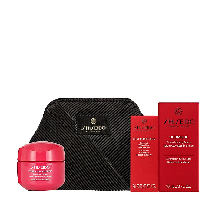 Shiseido 3'lü Cilt Bakım Seti ve Çanta - 1