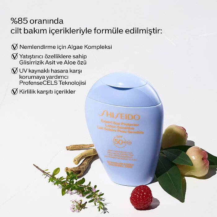 Shiseido Expert Sun Protector Lotion Sensitive SPF50+ 150 Ml - 3