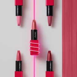 Shiseido Technosatin Gel Lipstick 411 Scarlet Cluster - Thumbnail
