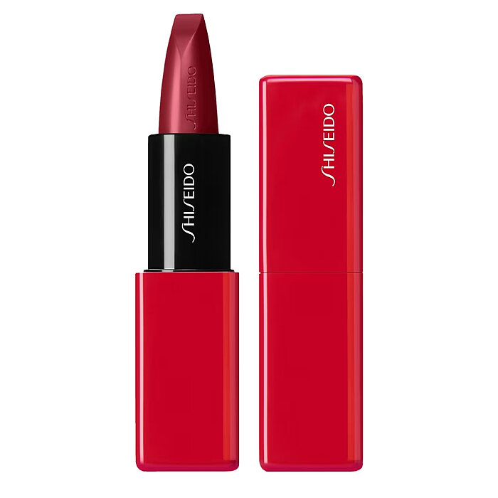 Shiseido Technosatin Gel Lipstick 411 Scarlet Cluster - 1