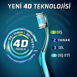 Signal 4D Whitening Medium Diş Fırçası - 3