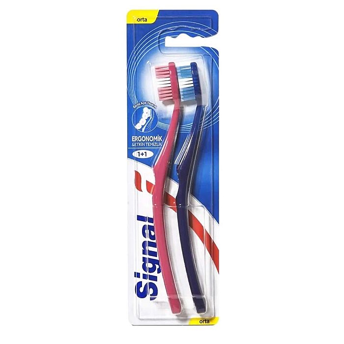 Signal Ergonomik Diş Fırçası 1+1 - 1