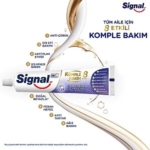 Signal Komple Bakım 8 Etkli Tam Koruma Diş Macunu 75 Ml - 4