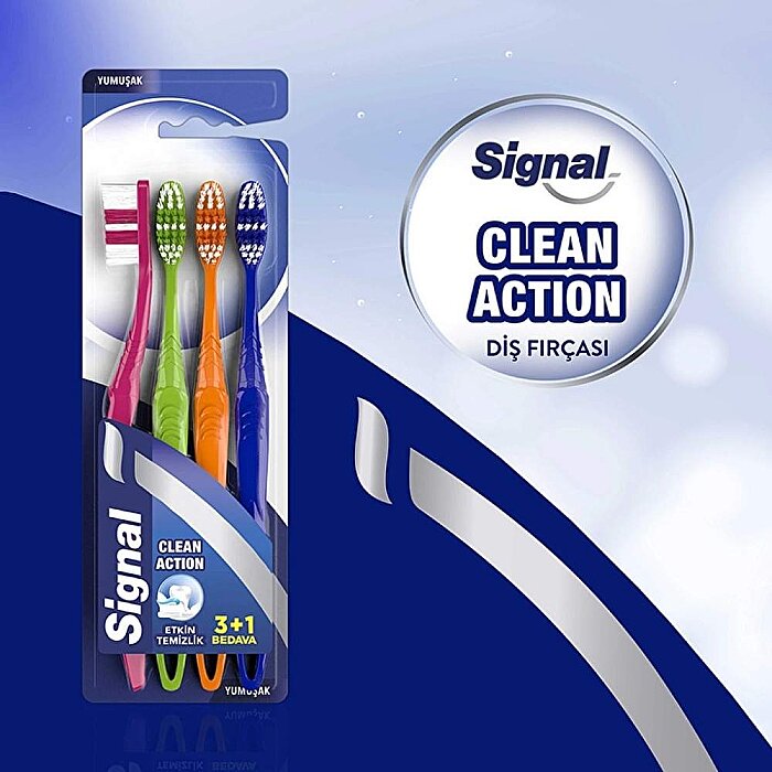 Signal Premium Action Diş Fırçası 3+1 - 2