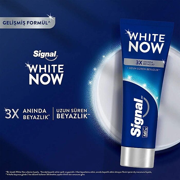 Signal White Now Anında Beyazlık Diş Macunu 75 Ml - 3