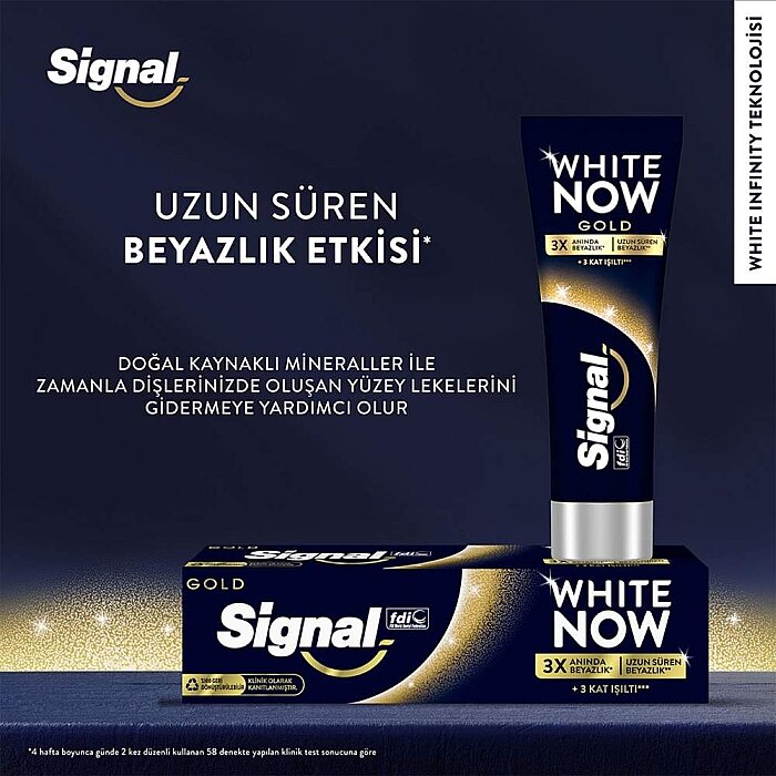 Signal White Now Gold Diş Macunu 75 Ml - 4
