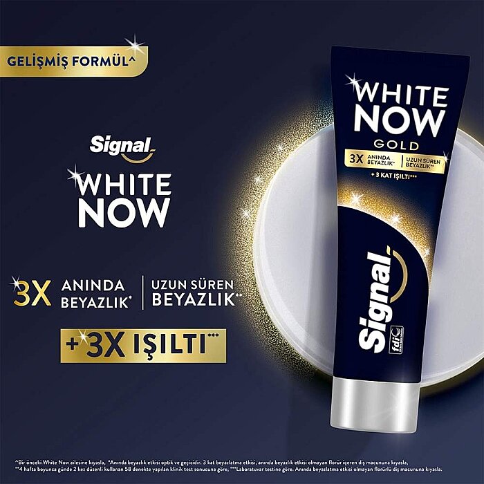 Signal White Now Gold Diş Macunu 75 Ml - 3