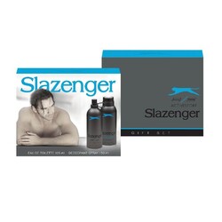 Slazenger Active Sport Mavi Erkek Parfüm Edt 125 Ml + Deodorant 150 Ml Set - Thumbnail