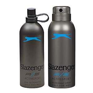 Slazenger Active Sport Mavi Erkek Parfüm Edt 125 Ml + Deodorant 150 Ml Set - 1