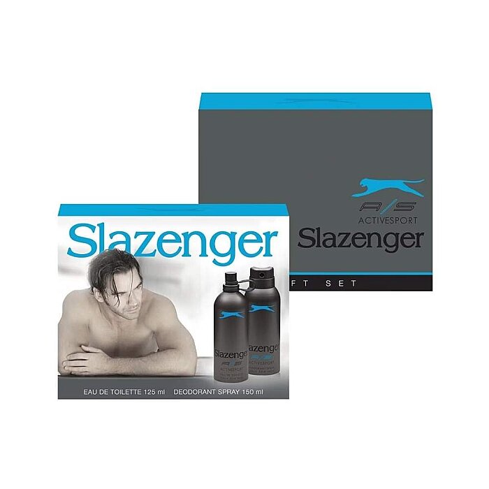 Slazenger Active Sport Mavi Erkek Parfüm Edt 125 Ml + Deodorant 150 Ml Set - 2