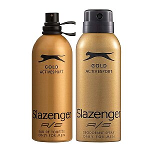 Slazenger Activesport Gold Erkek Parfüm Edt 125 Ml + Deodorant 150 Ml Set - 1
