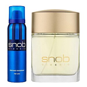 Snob Classic Pour Homme Erkek Parfüm Edt 100 Ml + Deodorant 150 Ml Set - 1