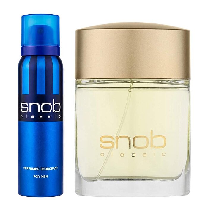 Snob Classic Pour Homme Erkek Parfüm Edt 100 Ml + Deodorant 150 Ml Set - 1