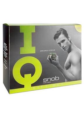 Snob IQ Pour Homme Erkek Parfüm Edt 100 Ml + Deodorant 150 Ml Set