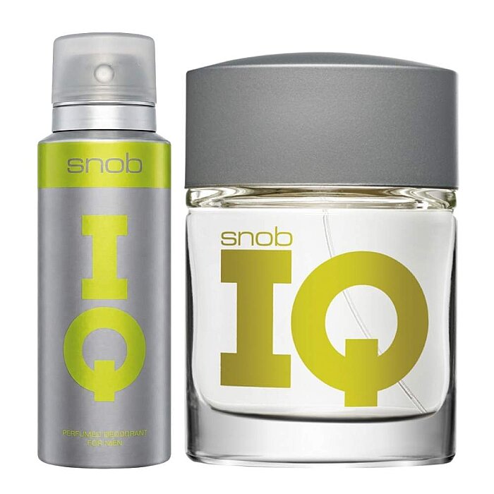 Snob IQ Pour Homme Erkek Parfüm Edt 100 Ml + Deodorant 150 Ml Set - 1